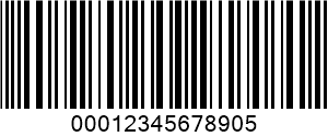 ITF (Interleaved 2 από 5) barcode example